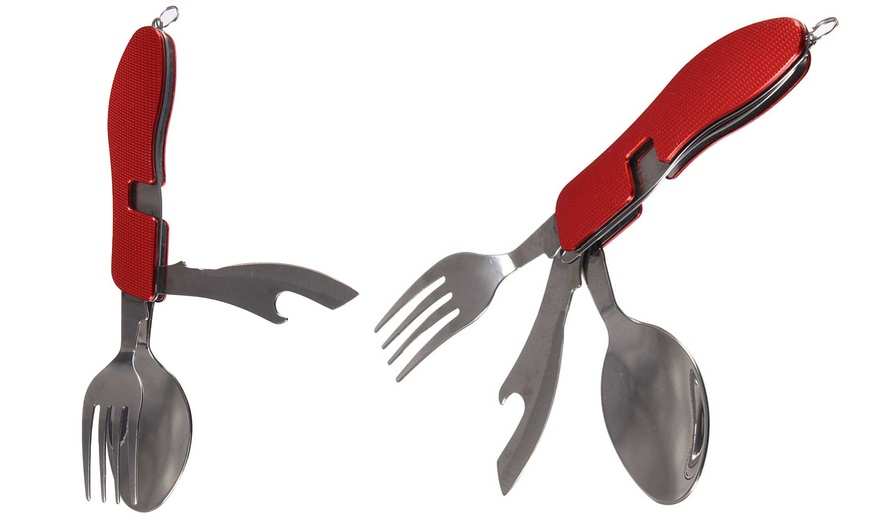 Image 3: Camping Folding Cutlery Set