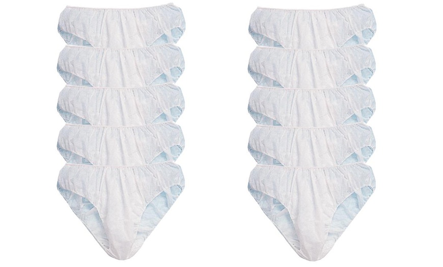 Image 2: Pack of 10 Disposable Briefs