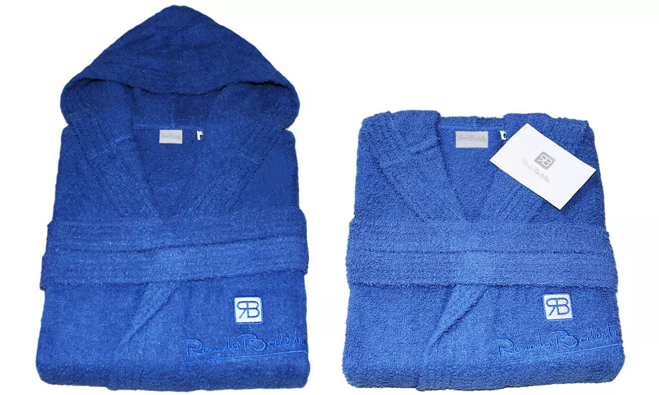 Accappatoio unisex in spugna Renato Balestra