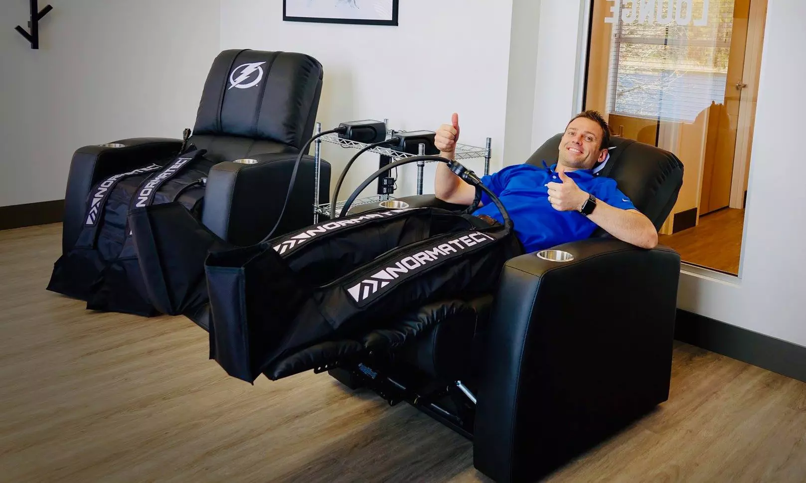 Discover North Tampa Spine & Joint Center's Normatec boot sessions with up to 46% off for speedy recovery - Primary Image