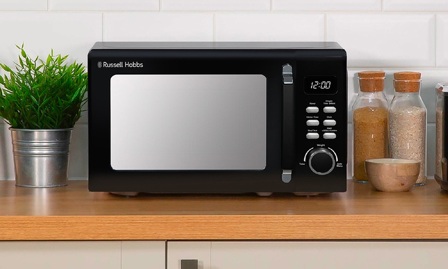 Image 1: Russell Hobbs Stylevia Microwave 800W