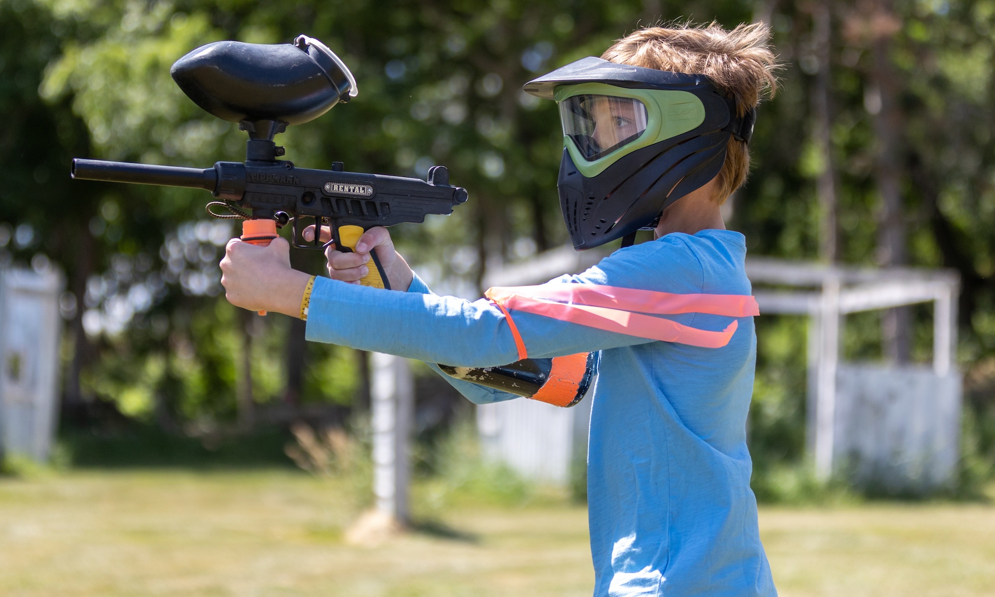 Paintball Package: Park Admission and Rental Gear Included 