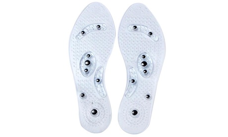 Fino a 4 paia di solette magnetiche con agopressione, ritagliabili, per promuovere la perdita di peso camminando