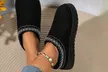 Faux Fur Sheepskin Lined Mini Snug Slippers - Second Medium