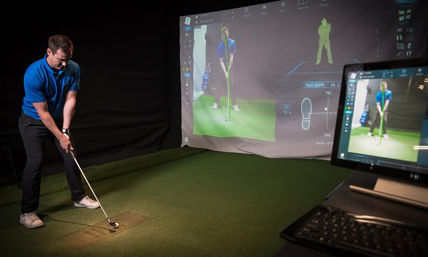 Image 3: 1-Hour Indoor Driving Range for 4 People