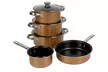 Eight-Piece Non-Stick Copper Cookware Set - Second Medium