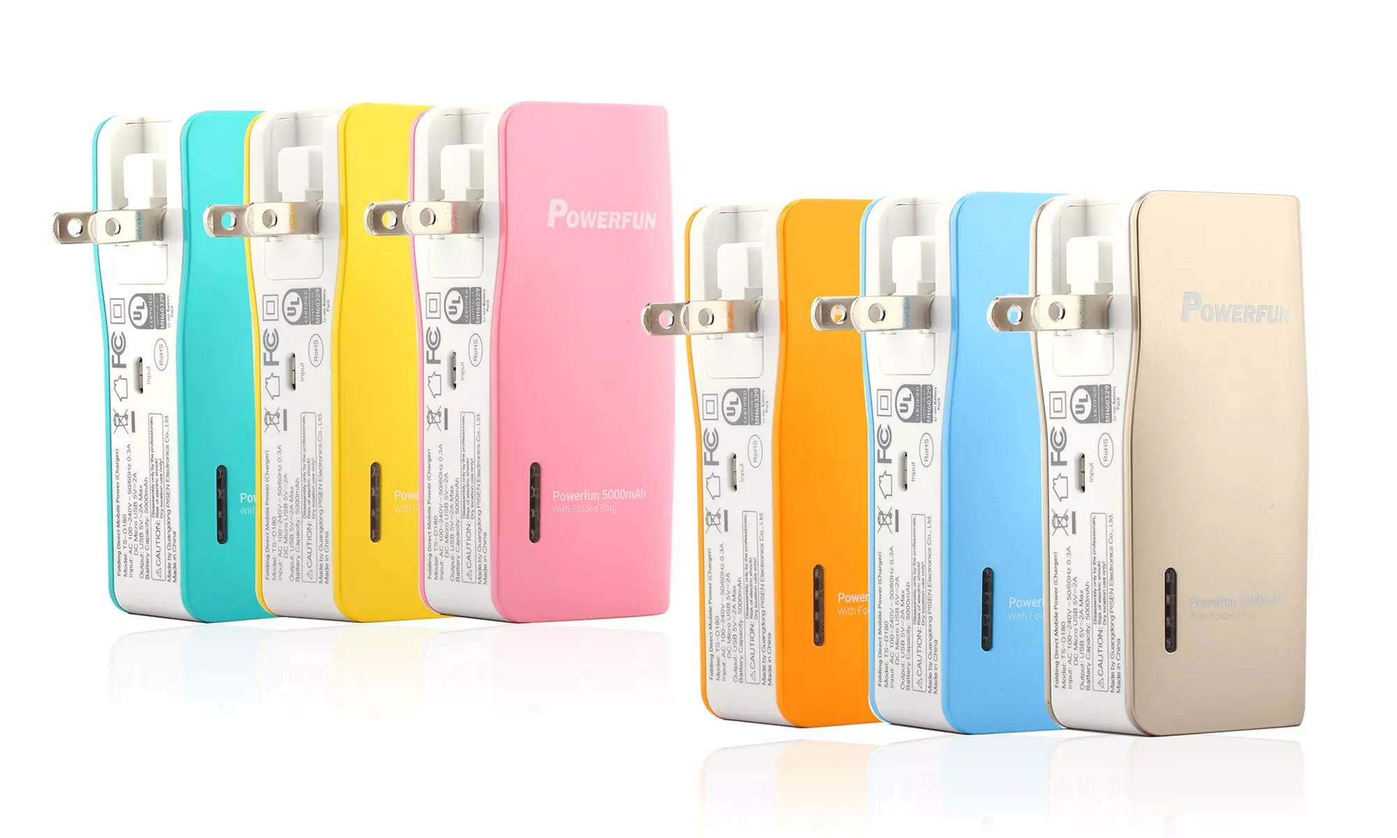 Pisen PowerFun 5,000mAh Portable Power Bank Charger - Primary Image