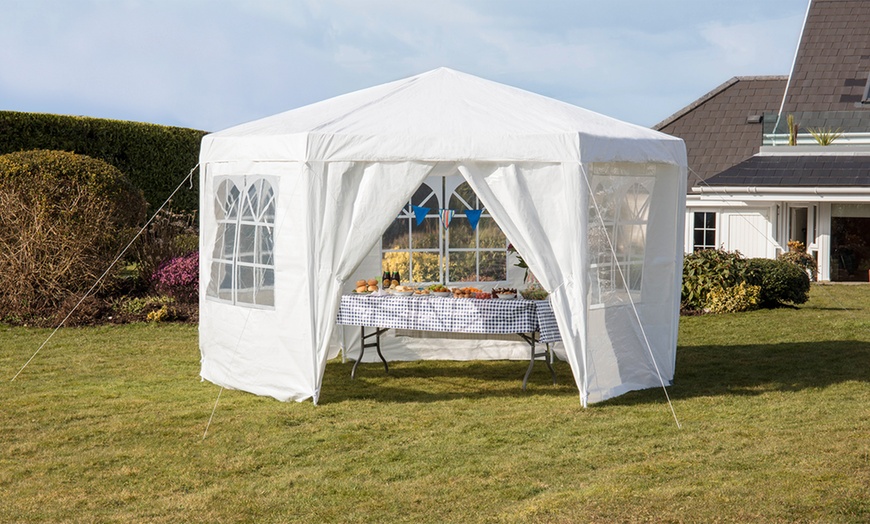 Image 3: Hexagon Party Tent 