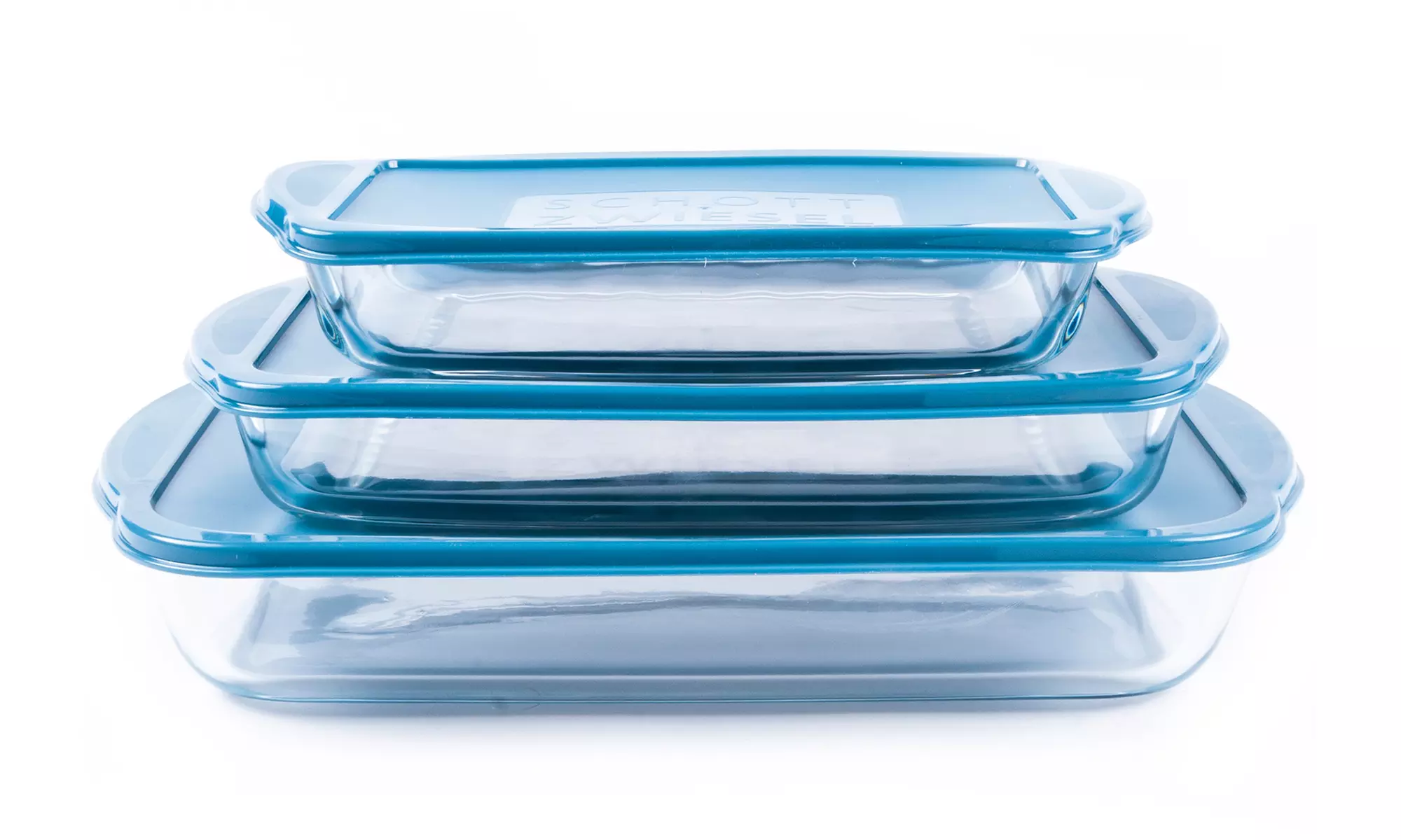 Three-Piece Rectangle Glass Dish Set - Primary Image