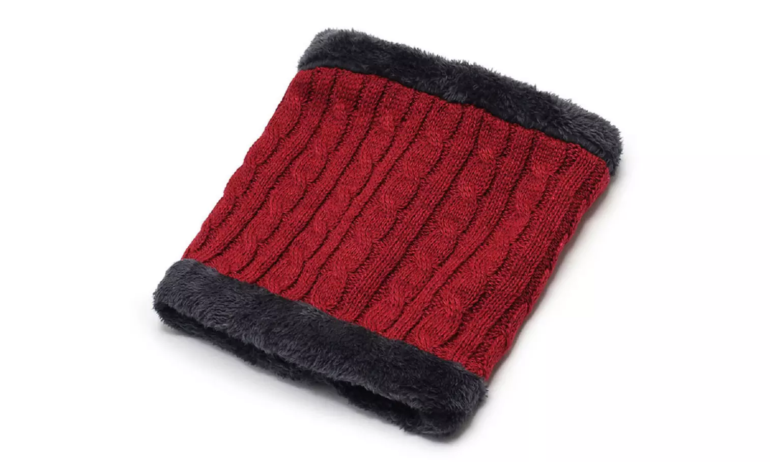 Nekwarmer met imitatiebont