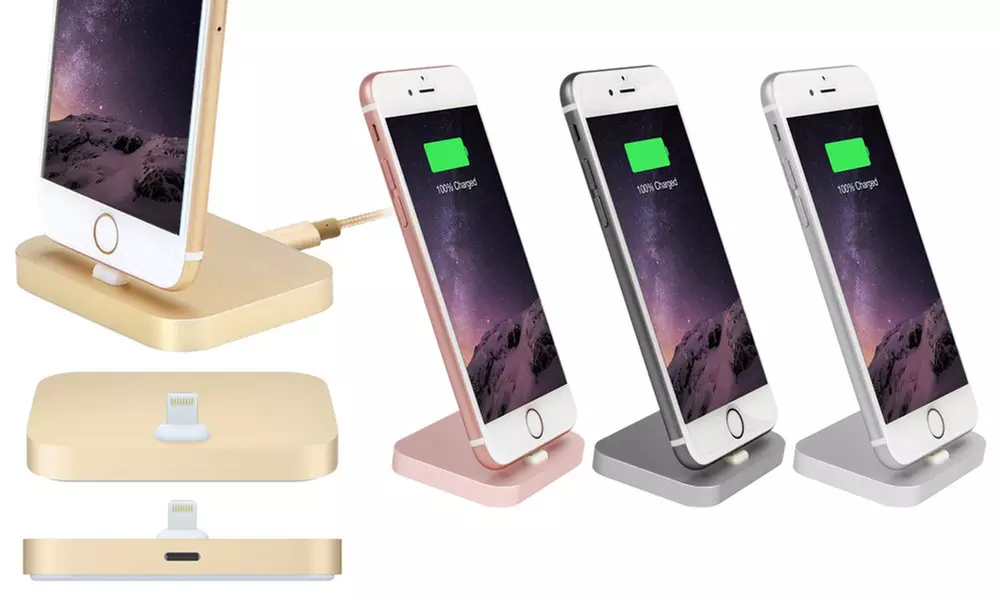Aluminium Charging Dock for iPhone - Primary Image