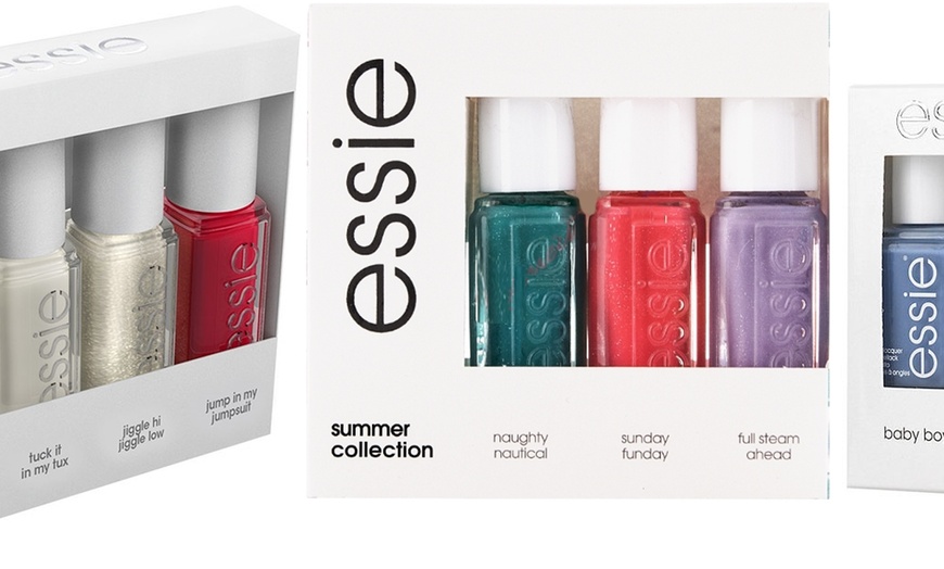 Image 1: Three-Pack of Essie Nail Varnish