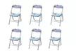 Ensemble de 6 chaises de cuisine pliantes - Second Medium