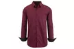 Galaxy by Harvic Men's Long-Sleeve Slim-Fit Stretch Dress Shirt - Second Medium