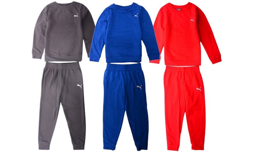 Image 1: Puma Kids Cotton Tracksuit