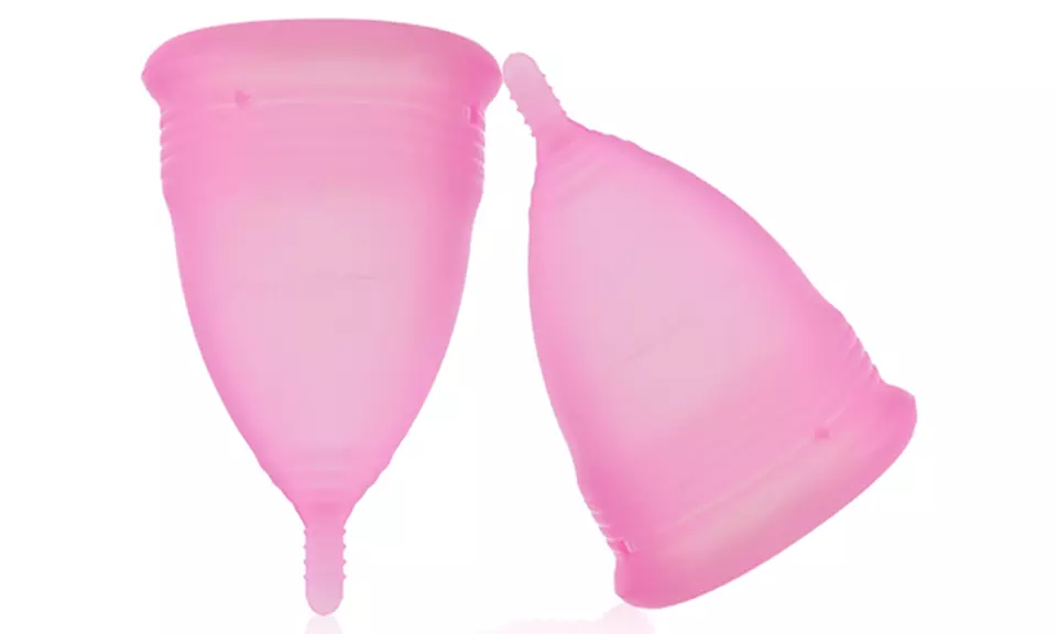 Fino a 3 coppette mestruali rosa - Primary Image