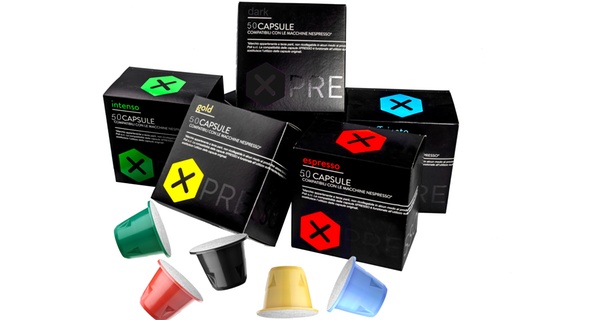 Fino a 800 capsule Xpresso compatibili con Nespresso