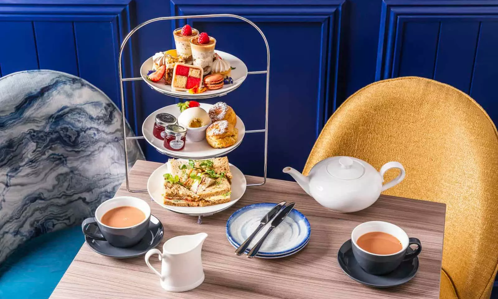 Luxury Spa Day with Traditional or Sparkling Afternoon Tea for 2 or 4