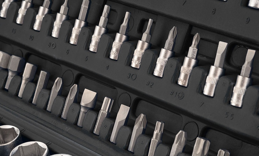 Image 4: 94-Piece Socket/Screwdriver Set