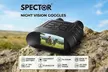 Spector Night Vision Series – 4K Digital Infrared Night Vision Goggles - Second Medium