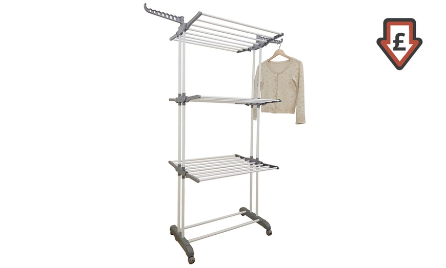 Image 1: Indoor/Outdoor XL Folding Airer
