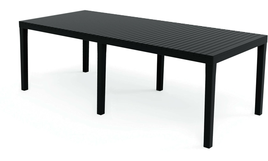 Image 3: Table de jardin rectangle "Messina" extensible