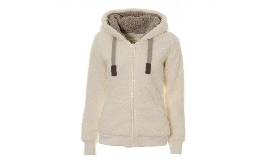 Image 3: Teddy Fleece Hoodie