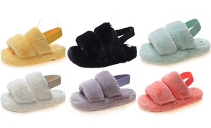 Faux Fur Sliders