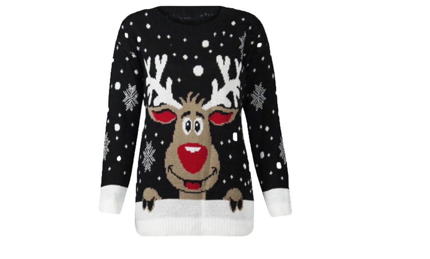 Image 5: Reindeer Christmas Jumper