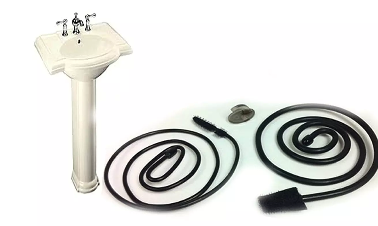 1 ou 2 sets de débouchoirs Turbo Snake pour évier - Second Medium