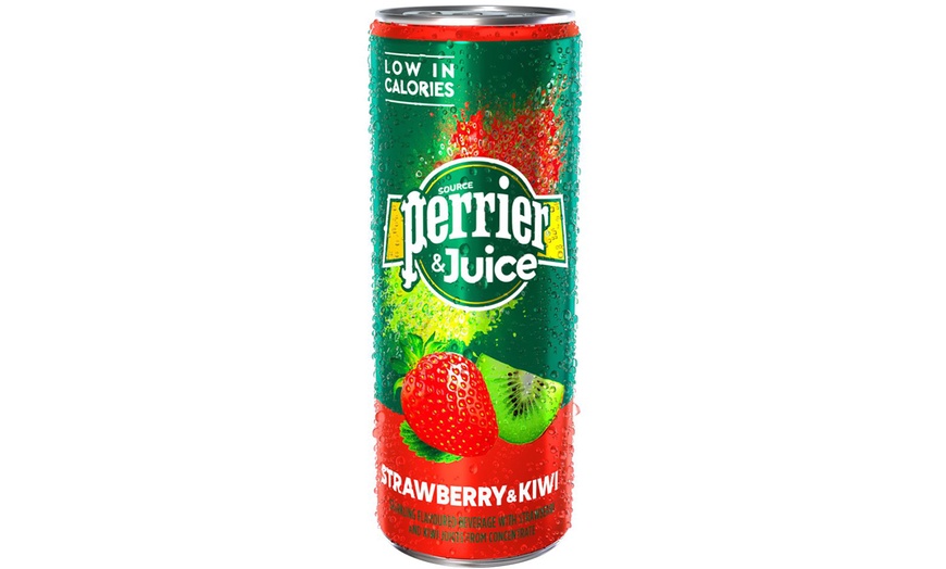 Image 4: Cans of Perrier and Juice 250ml