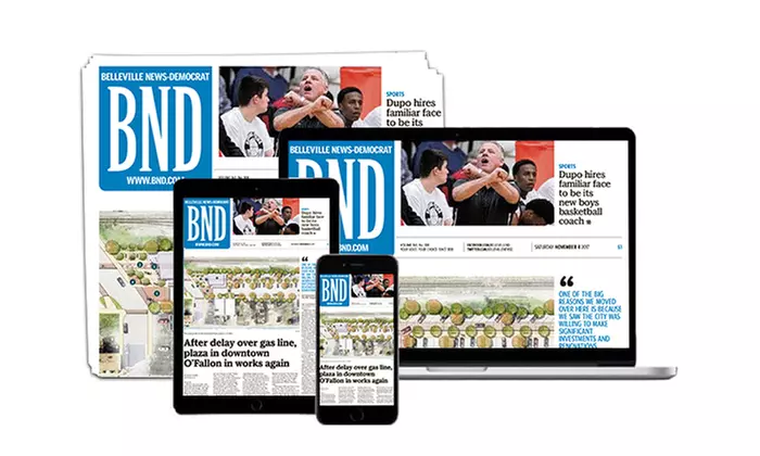 26- or 52-Week Sunday Home Delivery Subscriptions from Belleville News-Democrat (Up to 95% Off). - Primary Image