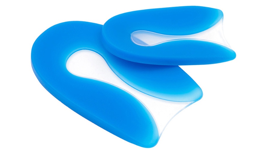 Image 2: Silicone Gel U-Shaped Insoles