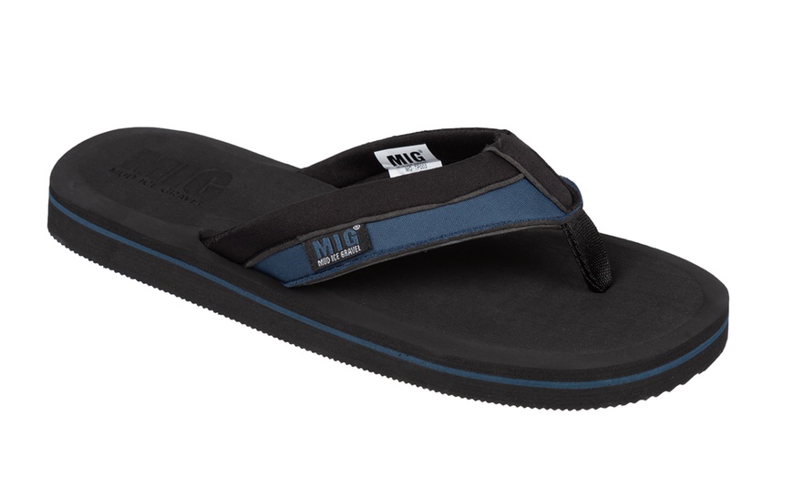 Image 6: MIG Men's Classic Flip Flops