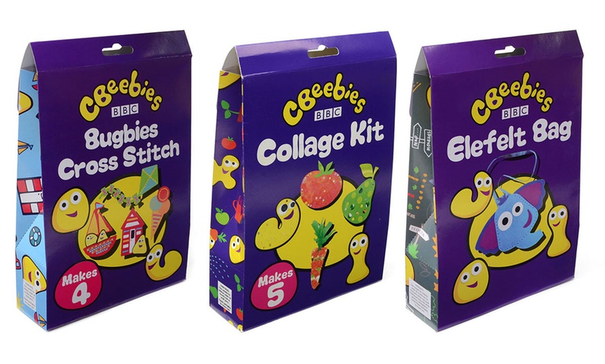 Image 1: Set of Three CBeebies Craft Kits