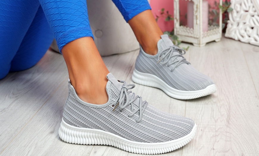 Image 9: Women's Knit Trainers