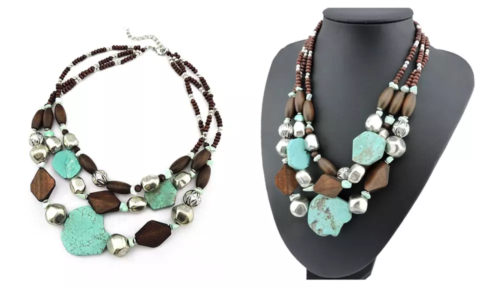 One, Two, or Three Multi-Layer Chunky Boho Necklaces from Novadab (Up to 88% Off) - Primary Image