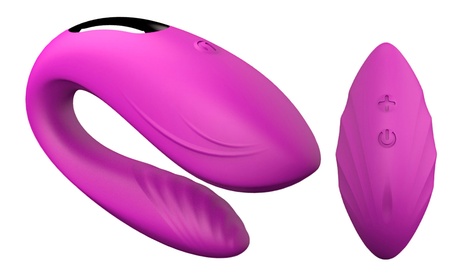 Vibromasseur pour couple avec spray désinfectant en option