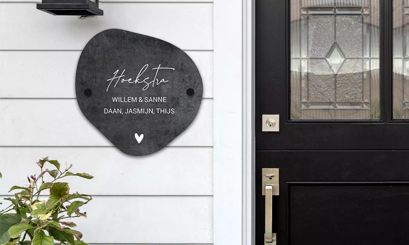 Maak je huis uniek met gepersonaliseerde deurbordjes