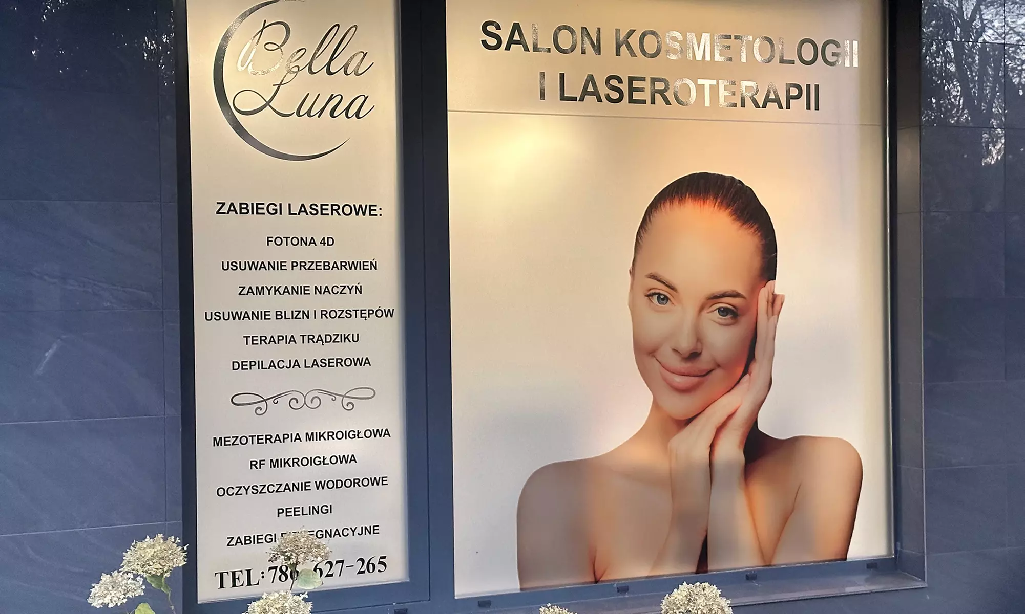 Zabieg na twarz w Bella Luna salon kosmetologii i laseroterapii