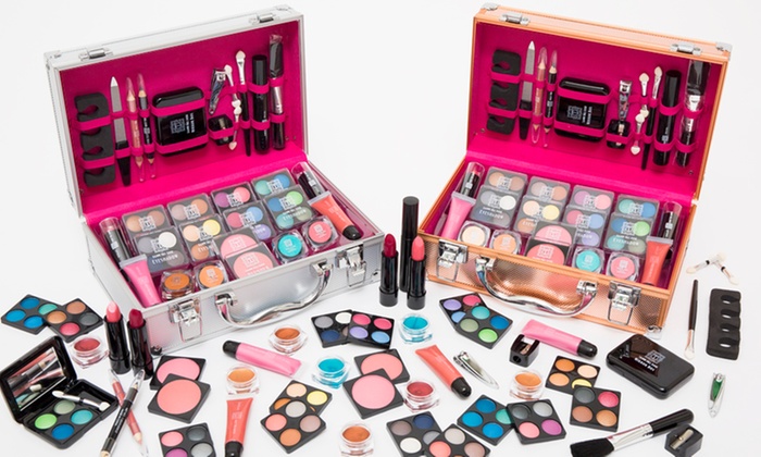 vanity case with make up