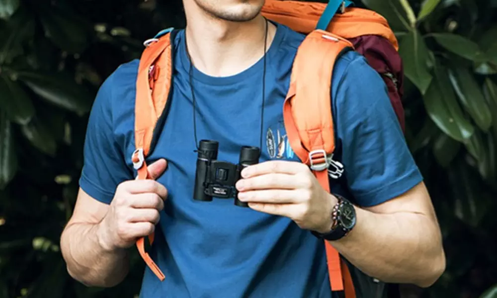 1x oder 2x Fernglas mit Smartphone-Halterung