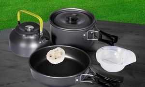 Ten-Piece Camping Cookware Set