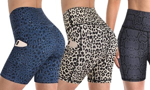 Animal Print Pocket Shorts