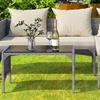 Image 10: Three Piece Outdoor Furniture Set With Table 