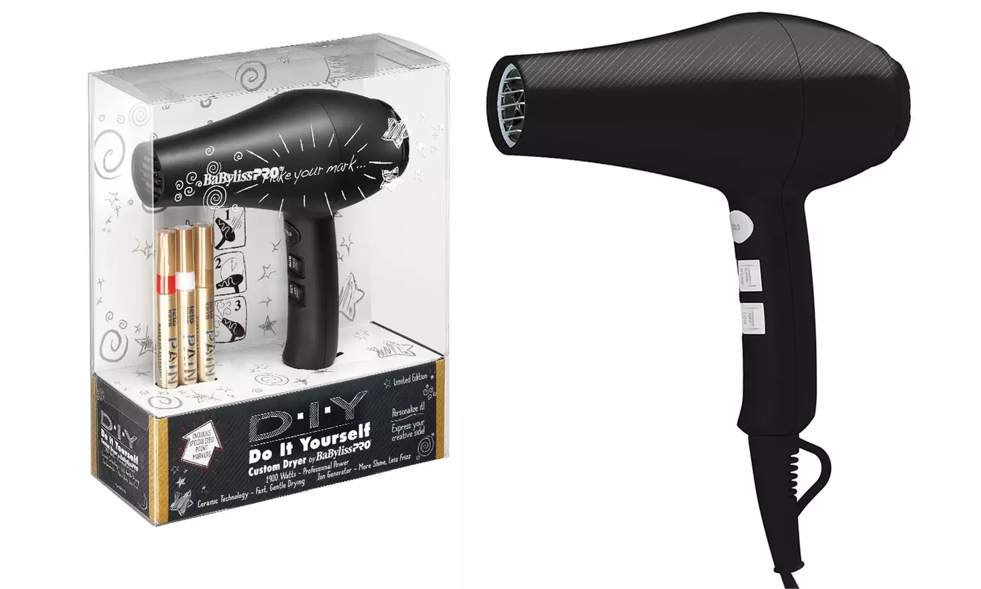 BaByliss Do It Yourself Custom Dryer with Markers - Primary Image