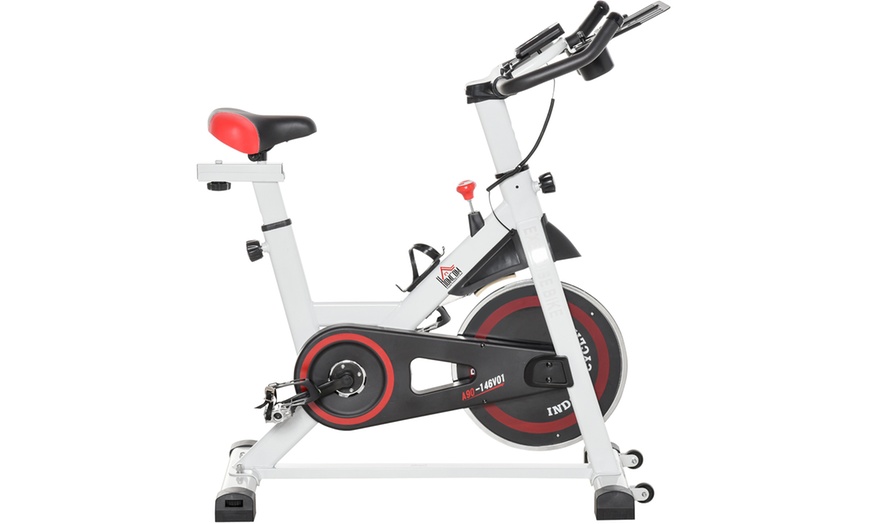 Image 2: HomCom Exercise Bike