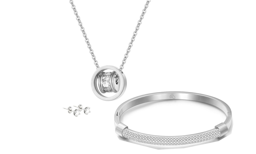 Image 2: Gia Jewellery Set Made with Crystals from Swarovski®