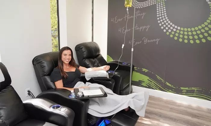 Revitalize Your Body with One or Three Energy and Metabolism-Boosting Vitamin IV Drips at 4Ever Young Livingston - Primary Image