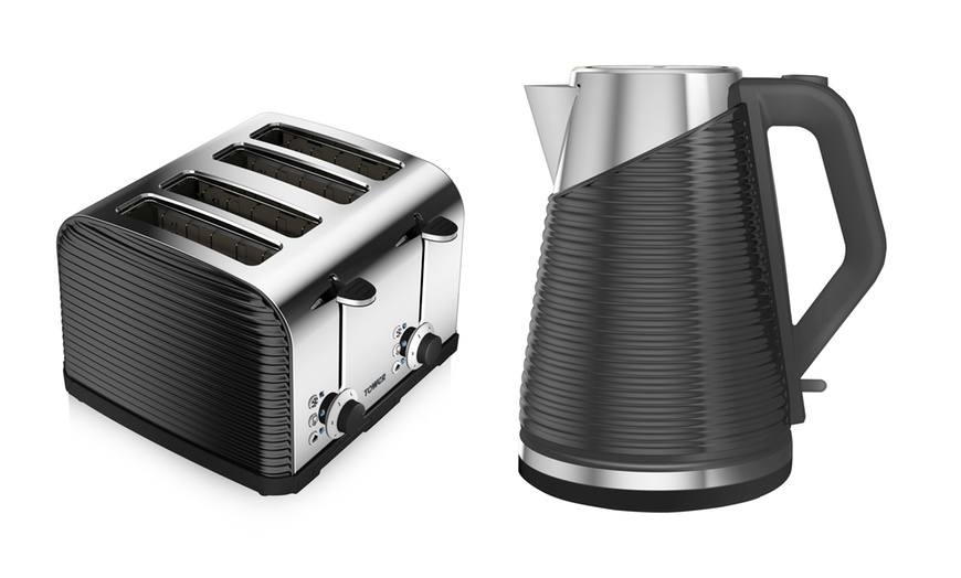 Image 1: Tower Kettle and Toaster Set